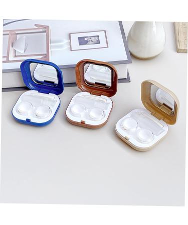 Ultechnovo Contact Lens Organizer with Tweezer Tool - Travel Case for Colored Eye Contacts 2 Sets of Lens Containers Compact ABS Design 7.3x7.3x2.6cm - Buy Online on GoSupps.com