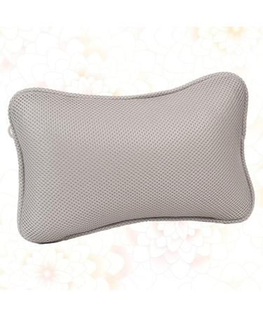 Ciieeo Bath Pillow Spa with Suction Cups - Non Slip Neck and Back Support Cushion for Tub - Grey - Buy Online on GoSupps.com