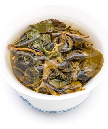 Jasmine Oolong Tea 100g - High Mountain Taiwan Oolong Loose Leaf Green Tea with Jasmine - Brew Hot or Iced - Pack of 1 - Buy Online on GoSupps.com