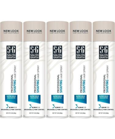 Salon Grafix Salon Grafix Unscented Shaping Hair Spray 10 Ounces Each (Value Pack of 5) - Buy Online on GoSupps.com