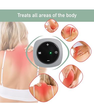 Wireless Rechargeable Mini TENS - Professional Strength Muscle Stimulator for Targeted Pain Relief - Ideal for Back, Neck, Knee, Arthritis & Sore Muscles - Buy Online on GoSupps.com