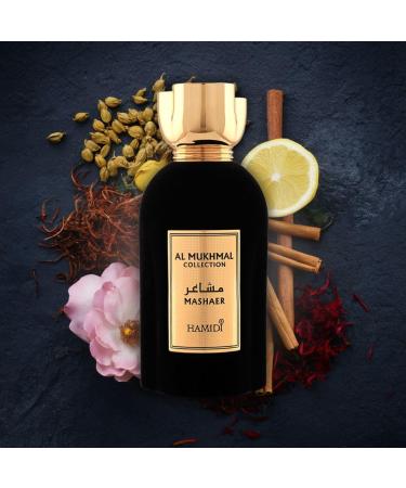 Hamidi AL MUKHMAL - MASHAER Arabian Perfumes for Women & Men Long Lasting Perfume Spray 100ML (3.4 OZ) Unisex Perfume Harmonious Blend Of Evocative Eau De Parfum - Buy Online on GoSupps.com