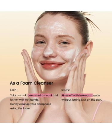 BIODANCE Collagen Mask To Foam Cleanser Face Wash for Women 2-in-1 Pore Mask and Hydrating Foaming Facial Cleanser for Sensitive Skin Oily Skin 5.07 fl. oz. (150 ml) - Buy Online on GoSupps.com