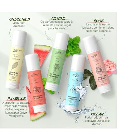 Body Deodorant Stick - Pack of 5 Mini Deodorants - Long Lasting Protection - Deodorant Stick and Antiperspirant - Pure Fresh and Natural Ingredients - Aluminum Free - Buy Online on GoSupps.com