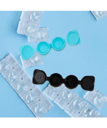 14th Double Glasses Case & Contact Lens Holder - Portable Organizer with Mirror & Vitamin Container - Buy Online on GoSupps.com