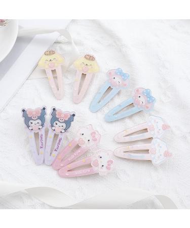 10PCS Kitty Cat Hair Clips - Cute Cartoon Hairpins for Women and Girls - Buy Online on GoSupps.com