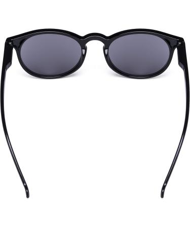 Eyekepper Oval Round Spring Hinges Reading Sunglasses +1.25 Diopter - Gray Lens Sun Readers for International Shipping - Buy Online on GoSupps.com
