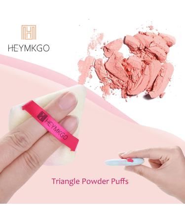 Reusable Velvet Powder Puffs - 2pcs Triangle Wet/Dry Dual-Use Makeup Sponges - Buy Online on GoSupps.com