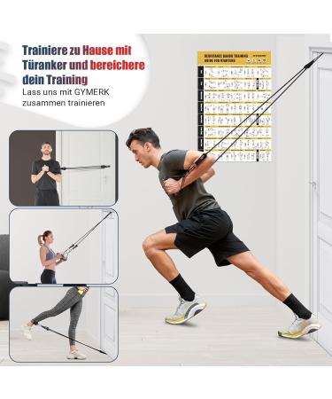 Buy Gykit Resistance Bands Set - 150LBS Strength Training Kit with Expander Rubber Racks Poster Ankle Straps & Door Anchors - Ideal for Physiotherapy & Home Workouts - Buy Online on GoSupps.com