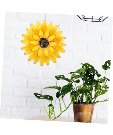 STOBAZA Sunflowers Wall Decor Decorations for Bedroom Wall Decor for Bathroom Iron Wall Art 31.50X31.50X3.00CM Multi - Buy Online on GoSupps.com
