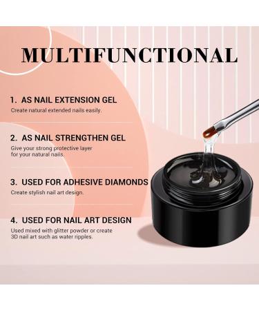 SAVILAND Builder Nail Gel Set - 12 Colors Hard Gel for Professional Nail Art & Home DIY - Nudes Pink Glitter Soak-off UV Gels - Buy Online on GoSupps.com