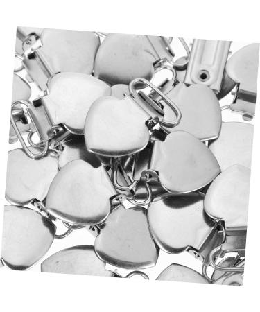 Valiclud 30st Peach Heart Beak Clip Fastening Clips | Stainless Steel Bed Braces for Secure Support - Buy Online on GoSupps.com