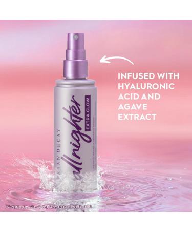 Urban Decay All Nighter Makeup Setting Spray - Long-Lasting Vegan Formula for 16-Hour Wear - Oil-Free, Extra Glow Finish - Buy Online on GoSupps.com