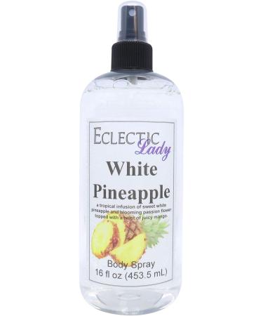 White Pineapple Body Spray 16 ounces Body Mist for Women with Clean Light & Gentle Fragrance Long Lasting Perfume with Comforting Scent for Men & Women Cologne with Soft Subtle Aroma For Daily 16 Fluid Ounces