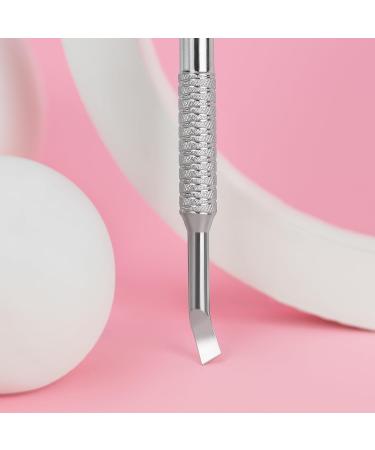 STALEKS PRO Slant Cuticle Pusher + Bent Cleaner Manicure Pedicure Stainless Steel Expert 90/4.2 - Buy Online on GoSupps.com