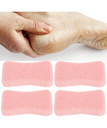 Premium Pink Pumice Stone Set - 4 Pieces for Effortless Foot Hand & Body Care | Remove Hard Skin & Calluses Safely - Perfect for Travel - Buy Online on GoSupps.com