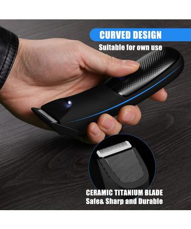 Electric Groin Hair Trimmer for Men & Women - Waterproof Body Groomer with LED Indicator - IPX7 Beard and Bikini Trimmer - Pubic Hair Shaver for Balls - 1PC - Buy Online on GoSupps.com