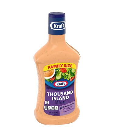 Kraft Thousand Island Salad Dressing 24 fl oz - Family Size Bottle - Buy Online on GoSupps.com