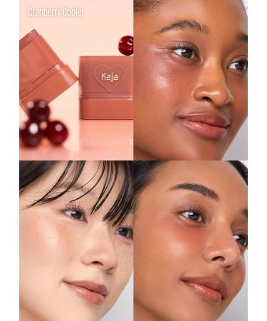 Kaja Juicy Glass Lip Plumping Oil 05 Plum Paloma + Dewy Bar - Creamy Multi-Stick Blusher & Lip Balm 05 Cranberry Cooler 10g + 3-in-1 Blendable Sculpting Trio - Play Bento 01 Butter Up Bundle - Buy Online on GoSupps.com