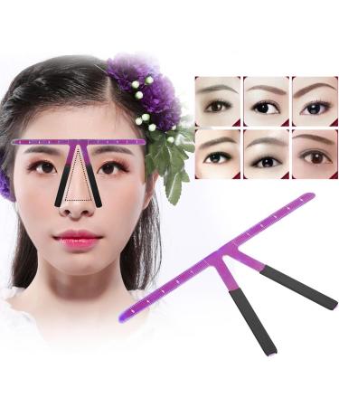  Tbest Sketch line eyebrows 4 colors punctuation three-point permanent line reusable row TATUOO STUPIO STUDIO STUDIO SIMMETRITURE EXSITURE MEASURING PAINT TATTOIO (PURPLE) - Buy Online on GoSupps.com
