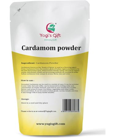 Cardamom powder 113 grams (4 Oz) | Fresh Aromatic and Flavourful ground cardamom | Cardamom ground spice | aka Elaichi Cardamon | by Yogi's Gift 113 g (Pack of 1) - Buy Online on GoSupps.com