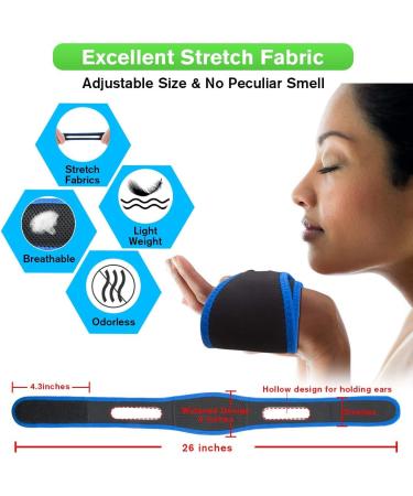 Adjustable Anti Snoring Chin Strap for Men and Women - Effective Stop Snoring Device for Better Sleep - Buy Online on GoSupps.com