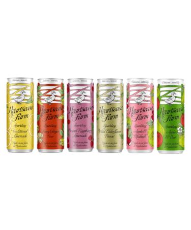 Heartsease Farm Sparkling Press s Custom Case | Choose 3 Flavours & Receive 4 Of Each Choice | 6 Flavours To Choose From - Buy Online on GoSupps.com