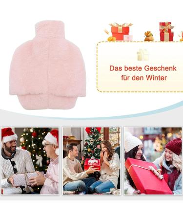 Yajimsa Electric-Free Foot Warmer | 2L Hot Water Bottle for Ultimate Comfort | Super Soft Heating Pads for Adults - Pink - Buy Online on GoSupps.com