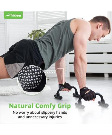 Trideer Workout Weight Lifting Gloves with Wrist Straps - Breathable Fingerless Gym Gloves for Men & Women - Full Palm Protection - Ideal for Training, Pull Ups, Fitness at Home - Black (Large) - Buy Online on GoSupps.com