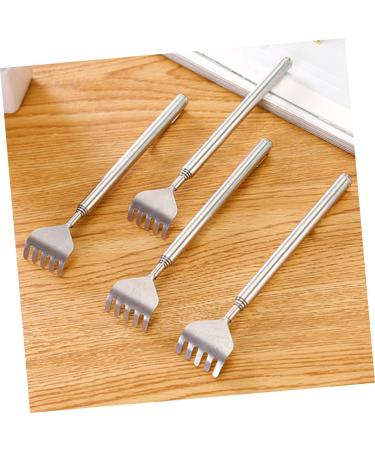 Frcolor 6-St Telescopic Back Massage Rake Stainless Steel Scratch Tool for Itching Relief | Adjustable Back Scratcher for International Shipping - Buy Online on GoSupps.com