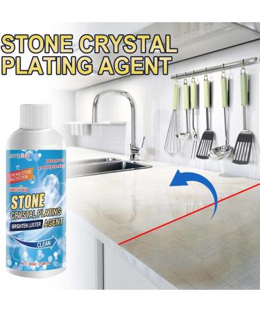 Stone Stain Remover Cleaner Stone Crystal Plating Agent Stone Cleaner Polishes Marble Stone Cleaner Polishes Effective Removal of Oxidation Rust Stains Stone Crystal Plating Brighten Agent (3PCS) - Buy Online on GoSupps.com