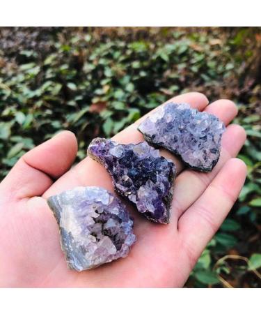 Natural Crystal Rough Natural Crystals and Stones Natural Raw Quartz Crystal Cluster Stones Specimen Home Crafts Decoration Ornament for Decoration QINTINYIN (Color : 21g-31g 3pc) - Buy Online on GoSupps.com