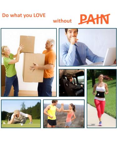 NeoHealth Light & Breathable Lower Back Brace | Lumbar Support & Waist Trimmer Belt for Posture Recovery, Pain Relief & Exercise | Pink XL - Buy Online on GoSupps.com