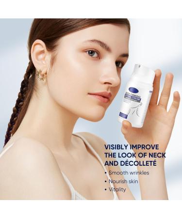 Neck Firming Cream 50ml - Tighten and Lift Neck Cream with Retinol Collagen Hyaluronic Acid Vitamin B5+E for Smoothing Wrinkles & Fine Lines Firming & Lifting Skin - Buy Online on GoSupps.com
