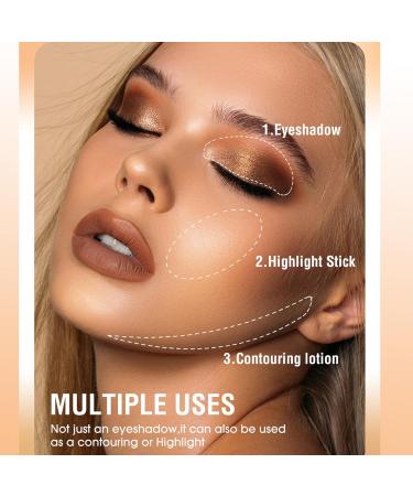 8 Couleurs Glitter et Matte Eyeshadow Stick Set 8Pcs Metallic Eyeshadow Crayon Longue Dur e Imperm able Cr me Crayon Maquillage Yeux - Buy Online on GoSupps.com