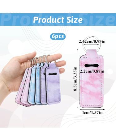 Buy Prasacco 6 Pieces Marble Chapstick Holder Keychain | Stylish Lip Balm & Lipstick Sleeves for Women | Travel Accessories & Safeguard Pouch - Buy Online on GoSupps.com