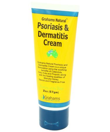 Grahams Natural Psoriasis Cream 2oz - Fast Relief for Psoriasis Symptoms - Buy Online on GoSupps.com
