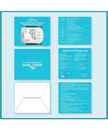 Bluetooth Wrist Blood Pressure Monitor: Easy Home Accurate Automatic Blood Pressure Machine for Home Use - Portable with Backlit Display & Adjustable 5.3-8.5 inch Large Cuff - Irregular Heartbeat Monitoring & Unlimited Memory in the App - Buy Online on GoSupps.com
