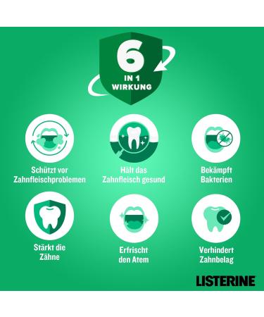 Buy Listerine Total Care Mouthwash 1000ml - 6 in 1 Protection Antibacterial Gum Care & 24h Fresh Breath - International Shipping Available - Buy Online on GoSupps.com