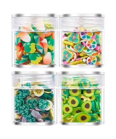 4 Bottles 3D Nail Nail Decoration Nail Adornments Your Nail Look With Eye Catching Ornaments Nail Accessories For Women