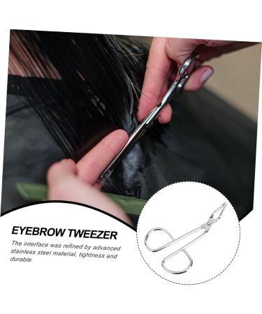 Magiclulu 3-in-1 Stainless Steel Eyebrow Tweezers | Inox Tweezers Scissors & Eyelash/Nasal Hair Cutter for Women - Perfect Face Grooming Tool - Buy Online on GoSupps.com
