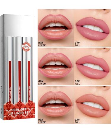  JINGLING JINGLING 3-Pack Peel-Off Lipsticks - Lip Gloss - For Women Girls Teens Birthdays Christmas Wife Mother's Day Friends Family Sister You - Buy Online on GoSupps.com