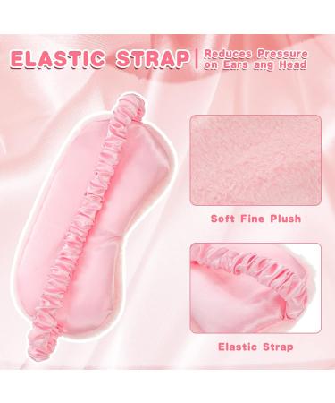 SATINIOR 12 Pack Plush Faux Fur Eye Masks for Sleeping - Blindfold for Girls and Adults - Multiple Colors Available - Buy Online on GoSupps.com