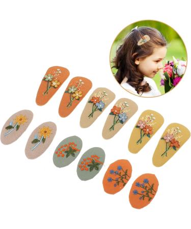 HAPINARY 6 Pairs Fabric Hairpin Hair Clips Cartoon Hair Clip Hairpin Girl Hair Accessory Little Girl Hair Clips Hair Accessories for Hair Barrettes Hair Pin Polyester - Buy Online on GoSupps.com