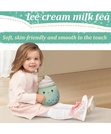 HEKARBAMILL Bubble Tea Plush 5.9x9.8 Inch Soft Skin-Friendly Boba Plush Milk Tea Cute Plush Pillow Stuffed Boba Pillow Gifts for Girls Toys Green Plush Pillows - Buy Online on GoSupps.com