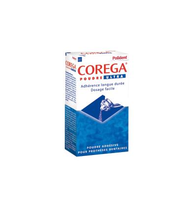 Polident Corega Ultra Adhesive Powder for Partial or Complete Dentures Zinc Free Adhesive Powder All Day 40 g - Buy Online on GoSupps.com