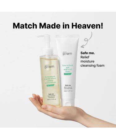 MAKEPREM Safe me Cleansing Oil 7.1 Fl Oz - PHA Formula Makeup Remover & Blackhead Removal - Buy Online on GoSupps.com