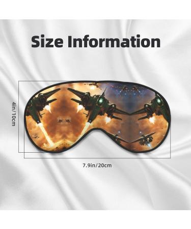 Buy Aircraft Fighter Jets Print Unisex Sleeping Eye Mask - Soft Comfortable Light-Blocking for Travel & Sleep - Buy Online on GoSupps.com
