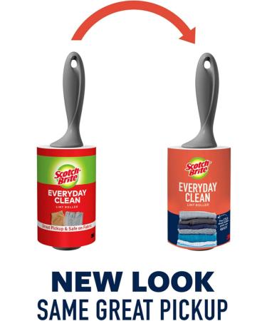 Scotch-Brite Lint Roller | 100 Sheets | Best for Pet Hair Removal | International Shipping Available - Buy Online on GoSupps.com