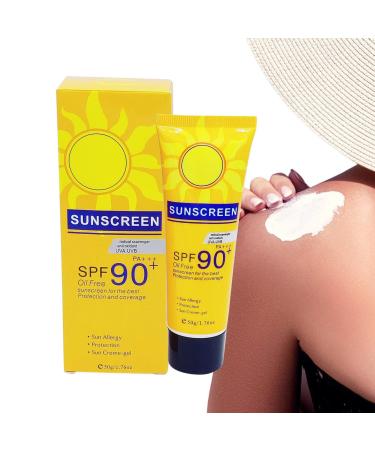 Sunscreen Lotion - Facial Sunscreen for Oily Skin - Moisturizing Formula Sunscreen with Long Lasting UV Protection for Sports and Outdoor Activities